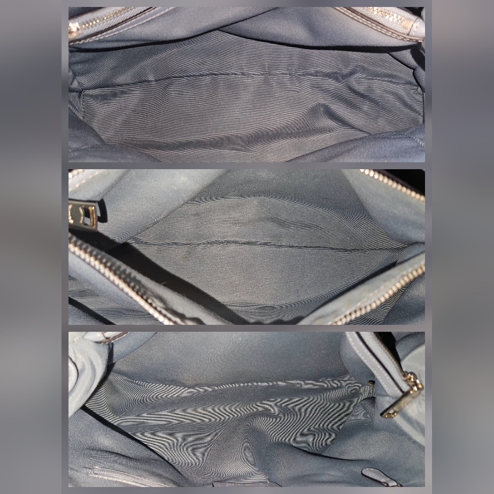 Coach Tan and Gray Signature Tote - Picture 7 of 8